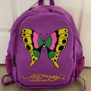 Ed Hardy Violet backpack